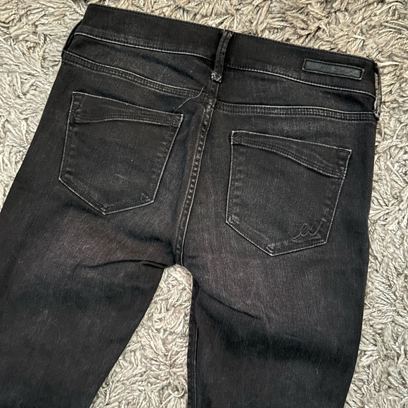 Express Mid Rise Extra Super Soft Legging Skinny Jeans - Picture 6 of 7